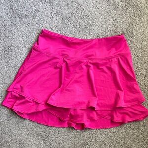 Baleaf Bright Fuchsia Layered Skater Skirt